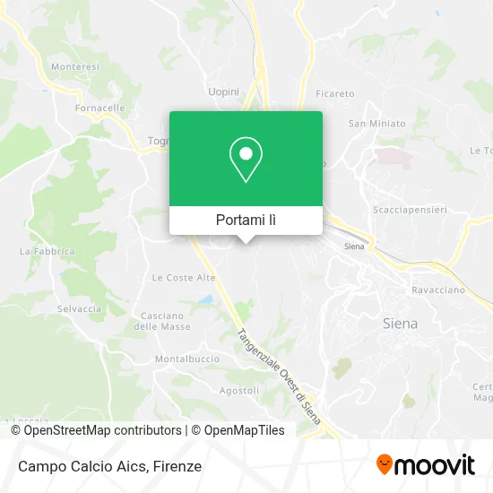 Mappa Campo Calcio Aics