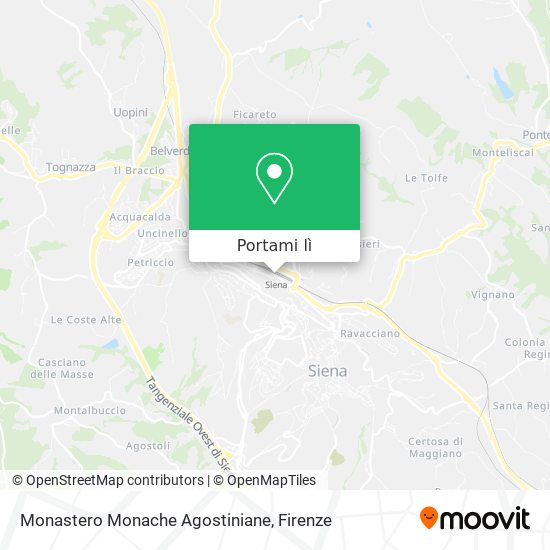Mappa Monastero Monache Agostiniane
