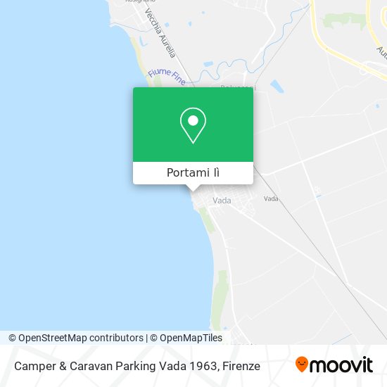 Mappa Camper & Caravan Parking Vada 1963