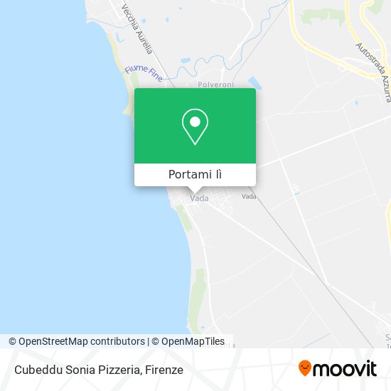 Mappa Cubeddu Sonia Pizzeria