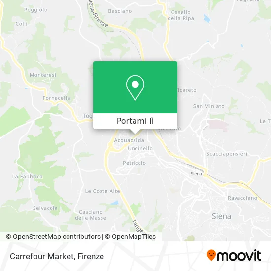 Mappa Carrefour Market