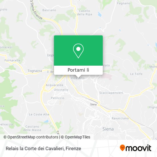 Mappa Relais la Corte dei Cavalieri