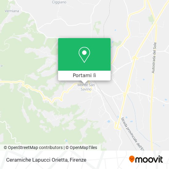 Mappa Ceramiche Lapucci Orietta