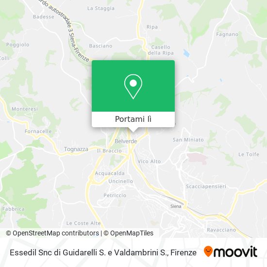 Mappa Essedil Snc di Guidarelli S. e Valdambrini S.