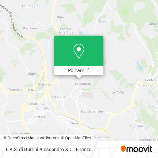 Mappa L.A.S. di Burrini Alessandro & C.