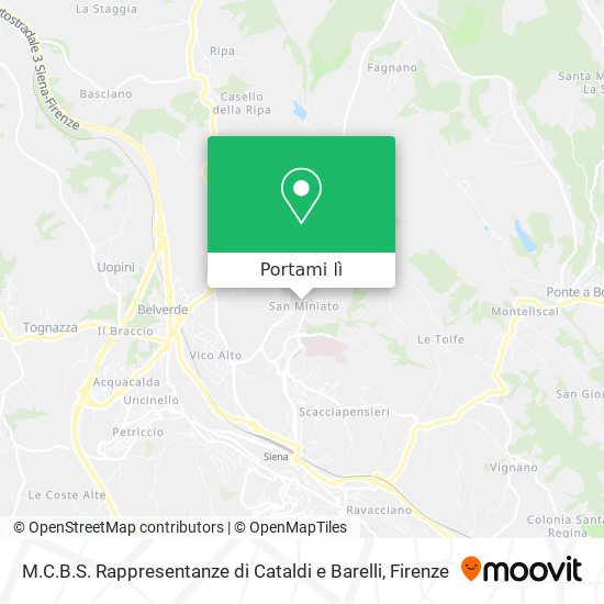 Mappa M.C.B.S. Rappresentanze di Cataldi e Barelli