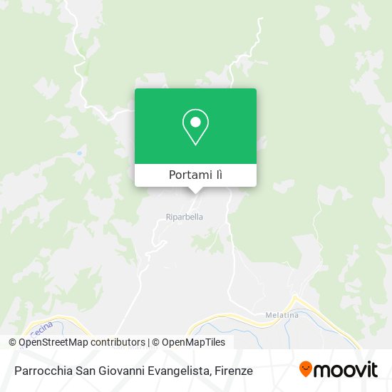 Mappa Parrocchia San Giovanni Evangelista