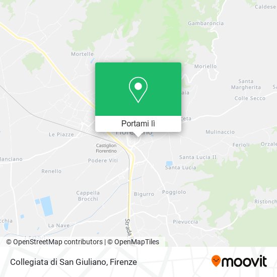 Mappa Collegiata di San Giuliano
