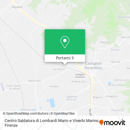 Mappa Centro Saldatura di Lombardi Mario e Vinerbi Marino