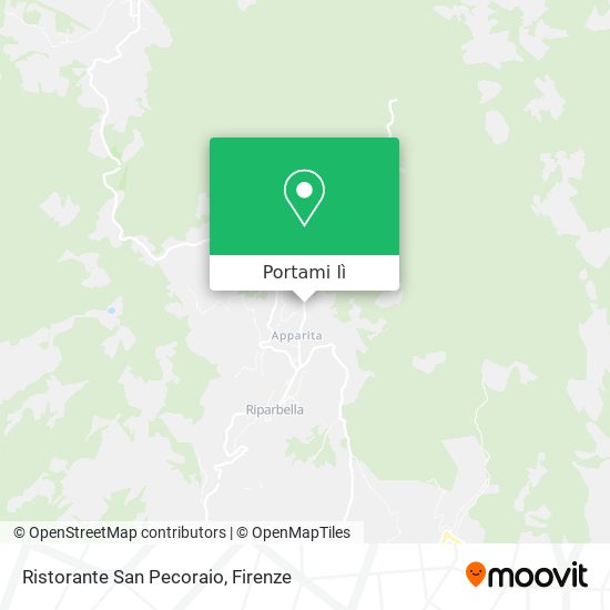 Mappa Ristorante San Pecoraio