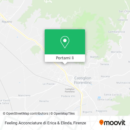 Mappa Feeling Acconciature di Erica & Elinda