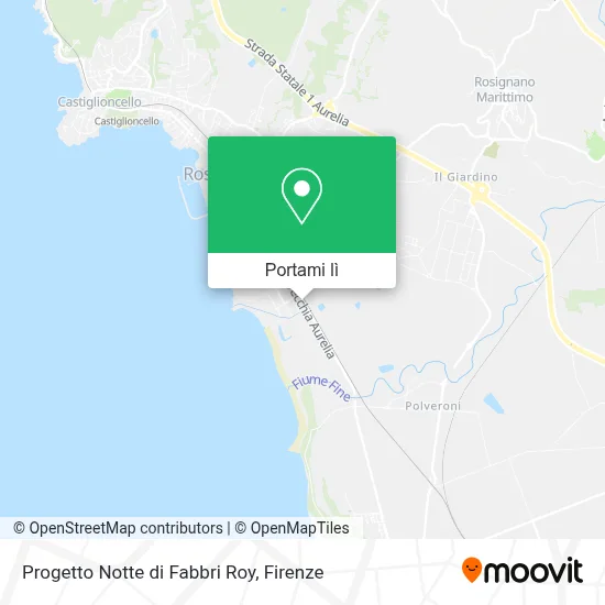Mappa Progetto Notte di Fabbri Roy