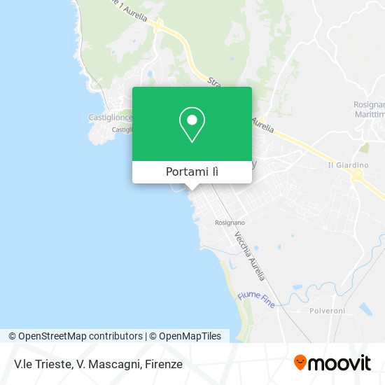 Mappa V.le Trieste, V. Mascagni