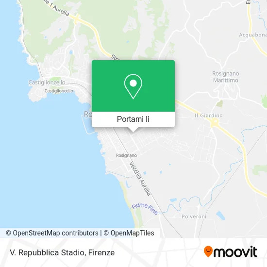 Mappa V. Repubblica Stadio