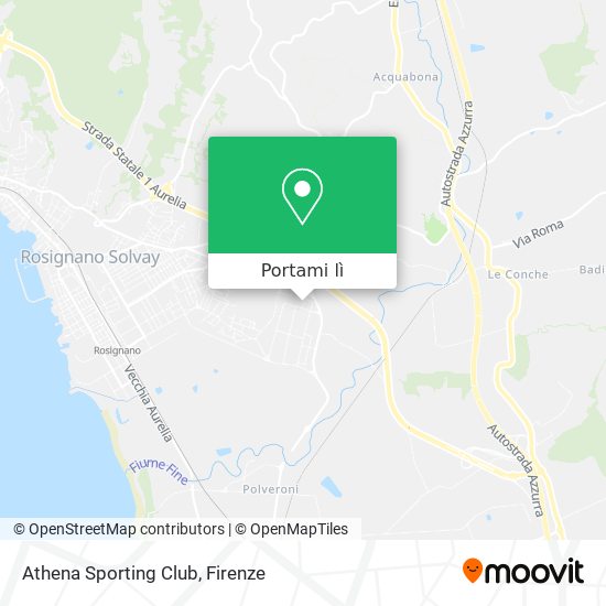 Mappa Athena Sporting Club