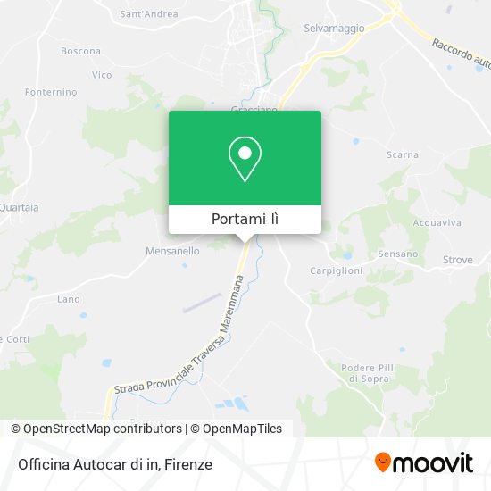 Mappa Officina Autocar di in