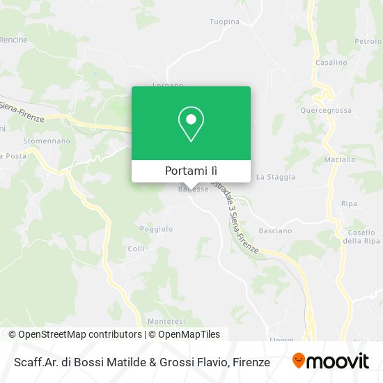 Mappa Scaff.Ar. di Bossi Matilde & Grossi Flavio