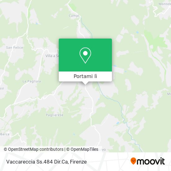 Mappa Vaccareccia Ss.484 Dir.Ca