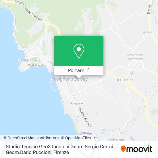 Mappa Studio Tecnico Geo3 Iacopini Geom.Sergio Cerrai Geom.Dario Puccioni