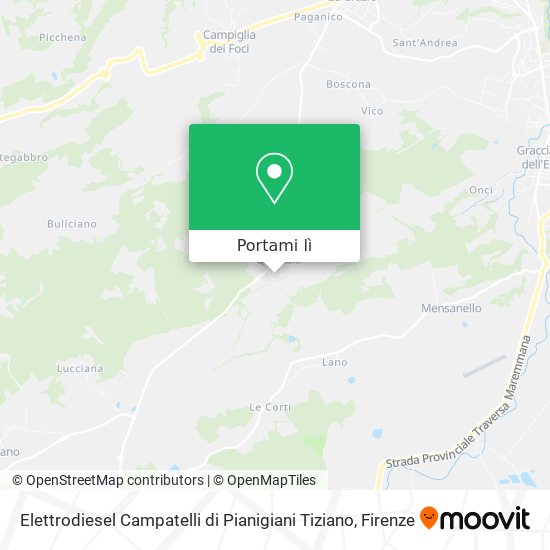 Mappa Elettrodiesel Campatelli di Pianigiani Tiziano