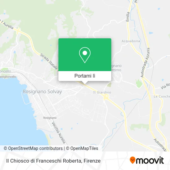 Mappa Il Chiosco di Franceschi Roberta