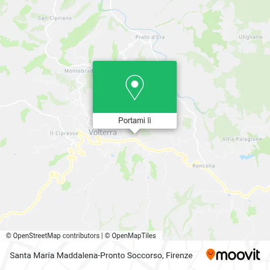 Mappa Santa Maria Maddalena-Pronto Soccorso