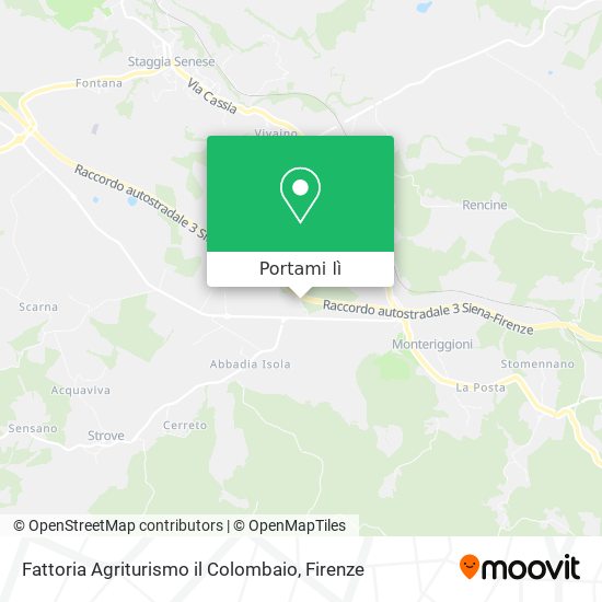 Mappa Fattoria Agriturismo il Colombaio