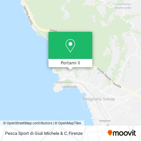 Mappa Pesca Sport di Giuli Michele & C