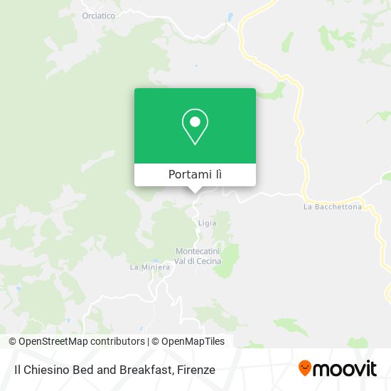 Mappa Il Chiesino Bed and Breakfast