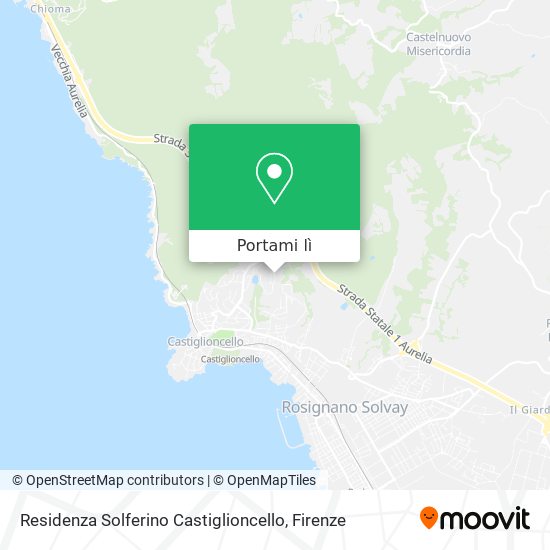 Mappa Residenza Solferino Castiglioncello