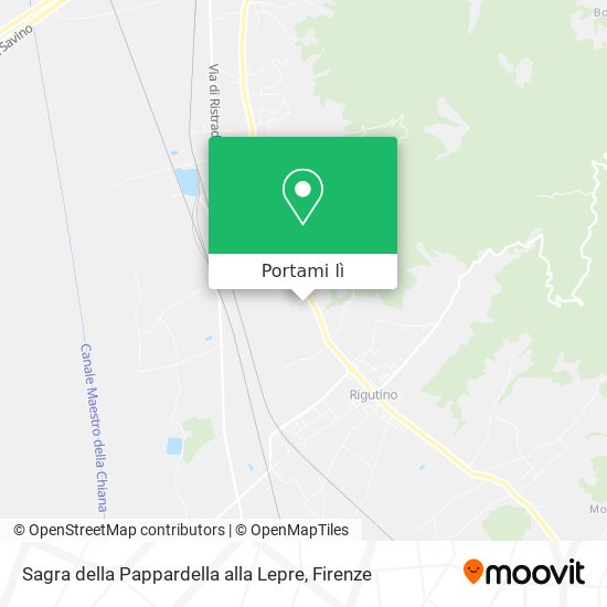 Mappa Sagra della Pappardella alla Lepre