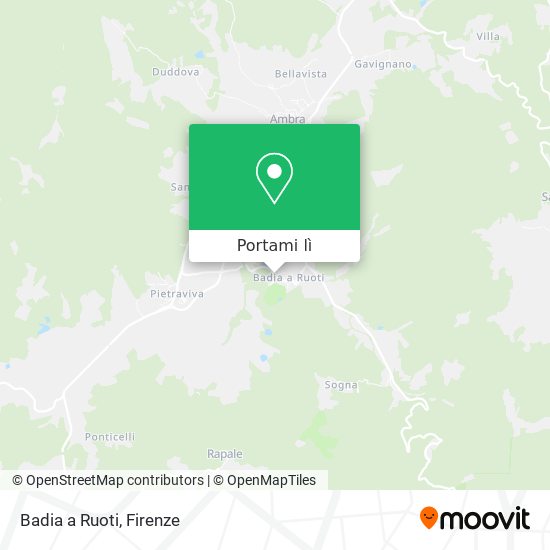 Mappa Badia a Ruoti