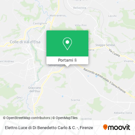 Mappa Elettro.Luce di Di Benedetto Carlo & C. -