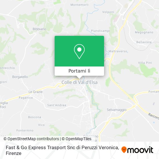 Mappa Fast & Go Express Trasport Snc di Peruzzi Veronica
