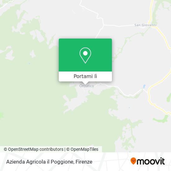 Mappa Azienda Agricola il Poggione