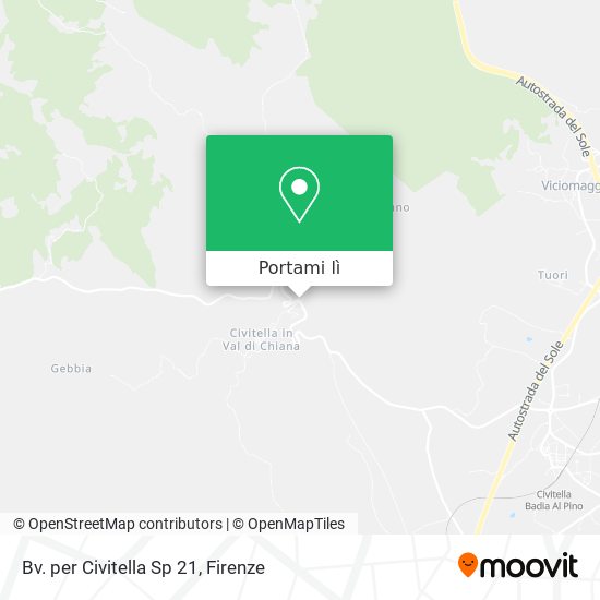 Mappa Bv. per Civitella Sp 21