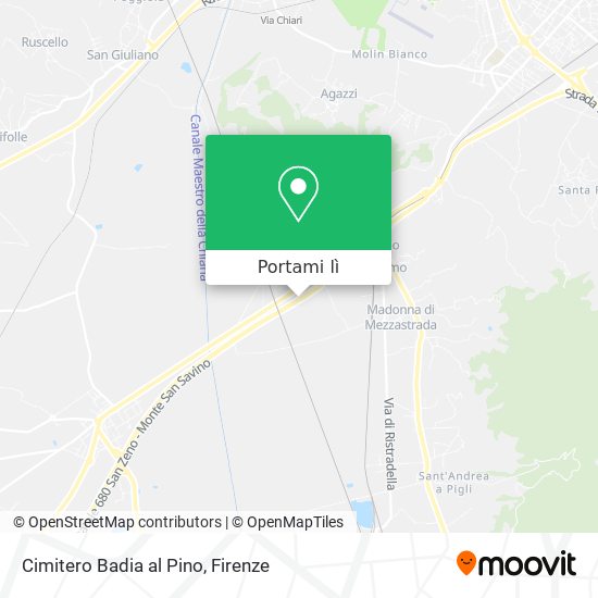Mappa Cimitero Badia al Pino