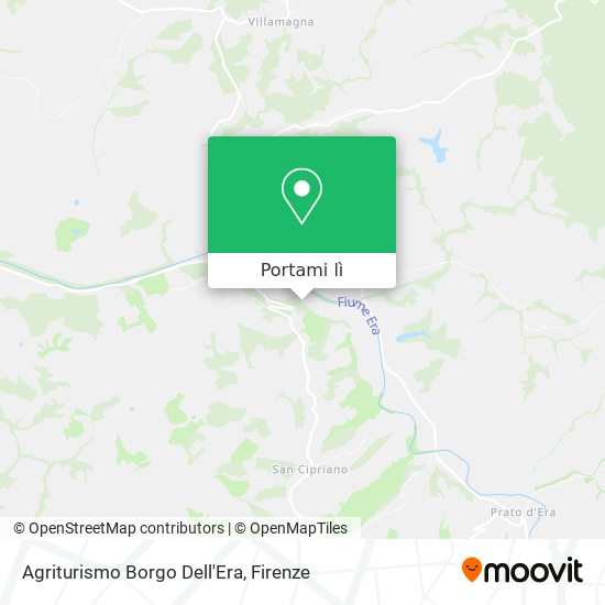 Mappa Agriturismo Borgo Dell'Era
