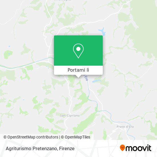 Mappa Agriturismo Pretenzano