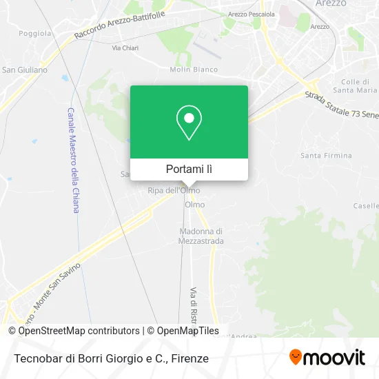 Mappa Tecnobar di Borri Giorgio e C.