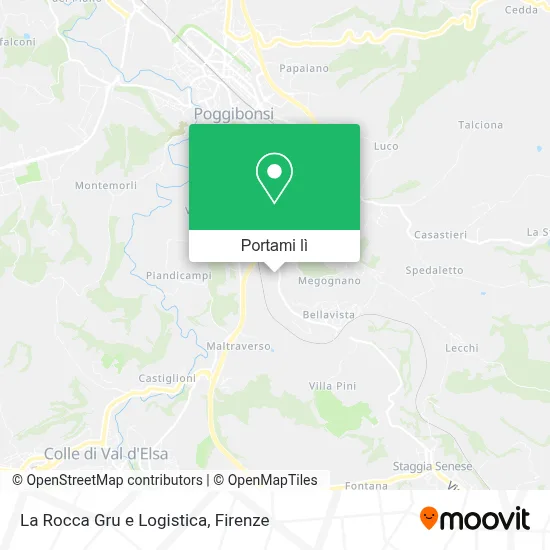 Mappa La Rocca Gru e Logistica