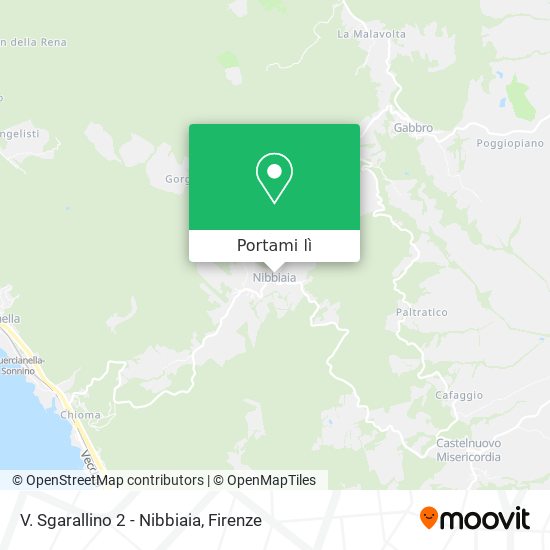 Mappa V. Sgarallino 2 - Nibbiaia