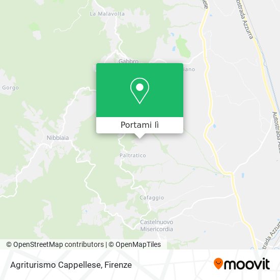 Mappa Agriturismo Cappellese