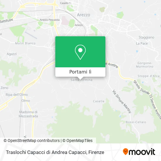 Mappa Traslochi Capacci di Andrea Capacci