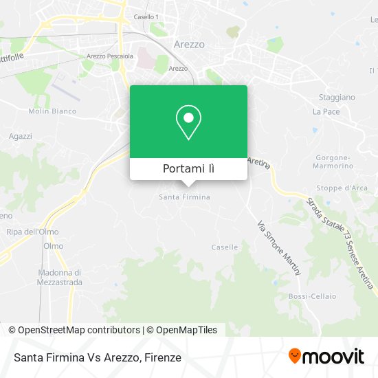 Mappa Santa Firmina Vs Arezzo