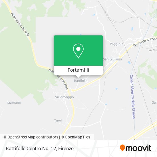 Mappa Battifolle Centro Nc. 12