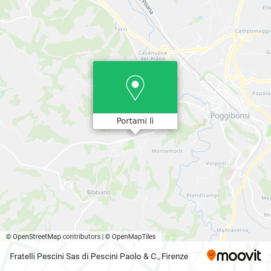Mappa Fratelli Pescini Sas di Pescini Paolo & C.