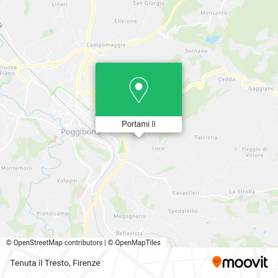 Mappa Tenuta il Tresto
