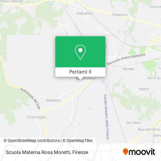 Mappa Scuola Materna Rosa Moretti
