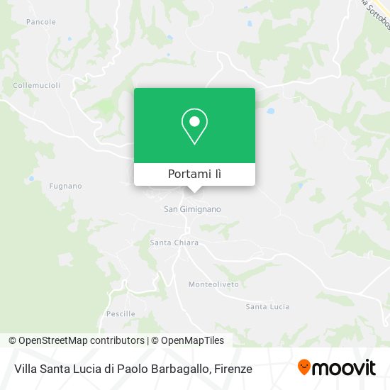 Mappa Villa Santa Lucia di Paolo Barbagallo
